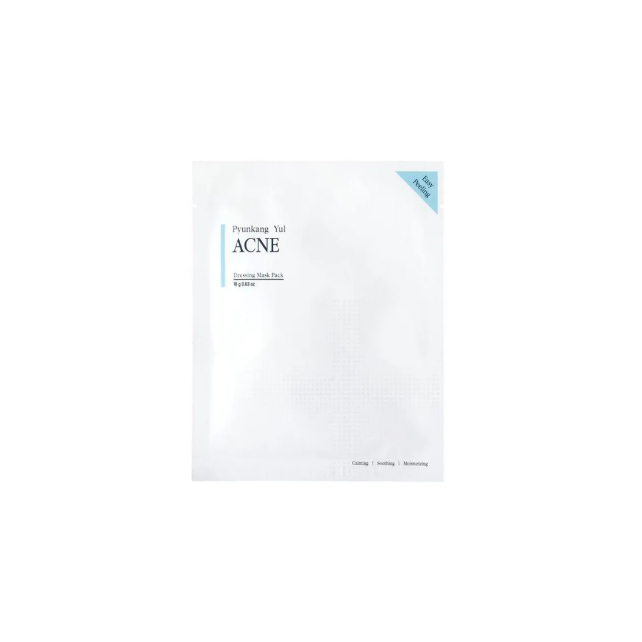 Pyunkang-Yul-acne-dressing-mask-pack.png Pyunkang Yul Acne Dressing Mask Pack lakštinė veido kaukė 18g - Image 1