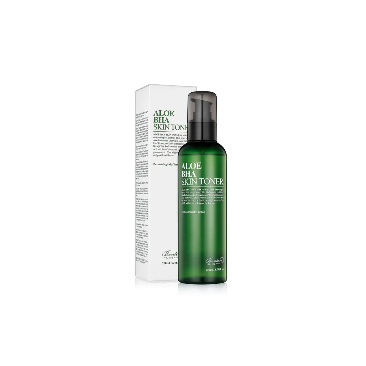 aloe-bha-skin-toner.jpg Benton Aloe BHA Skin Toner veido toneris su alavijais ir BHA 200 ml - Image 1