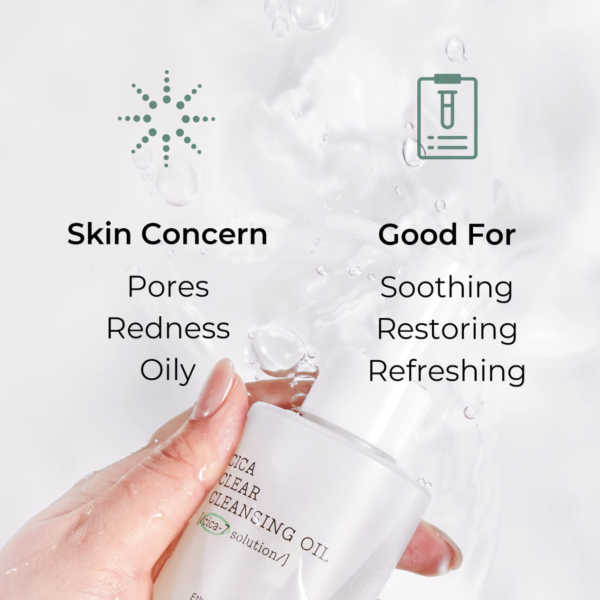 COSRX Pure Fit Cica Clear Cleansing Oil valomasis veido aliejus su azijine centele 200 ml