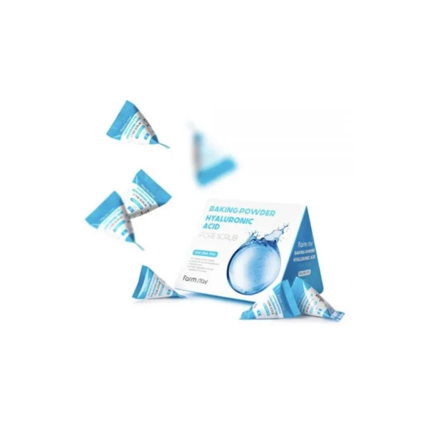 Farmstay Baking Powder Hyaluronic Acid Power Scrub veido šveitiklis 7g - Image 2