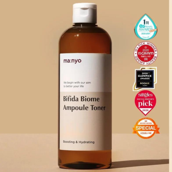 Manyo Bifida Biome Ampoule Toner toneris su bifidobakterijų lizatu 400 ml