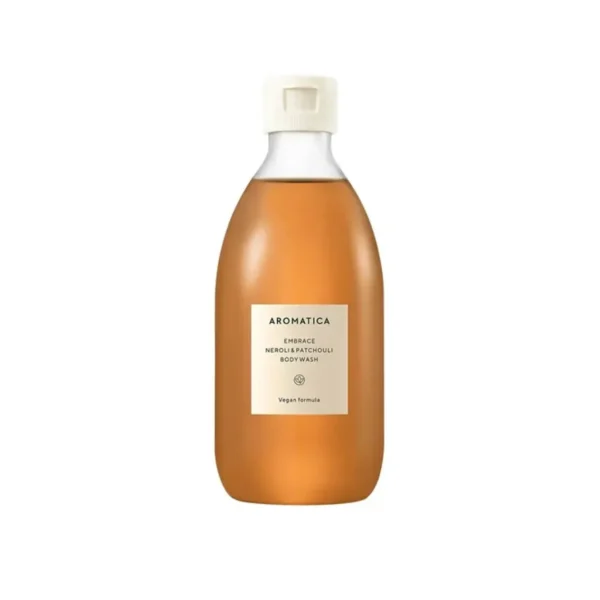 Aromatica Embrace Body Wash Neroli & Patchouli kūno prausiklis su pačiulų ir nerolių gėlių mišiniu 300 ml