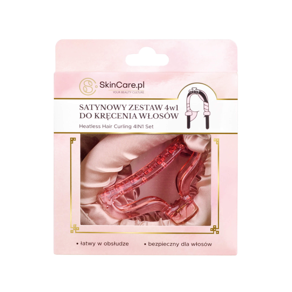 SKINCARE satininis plaukų garbanojimo rinkinys 4 in 1, 1 vnt.