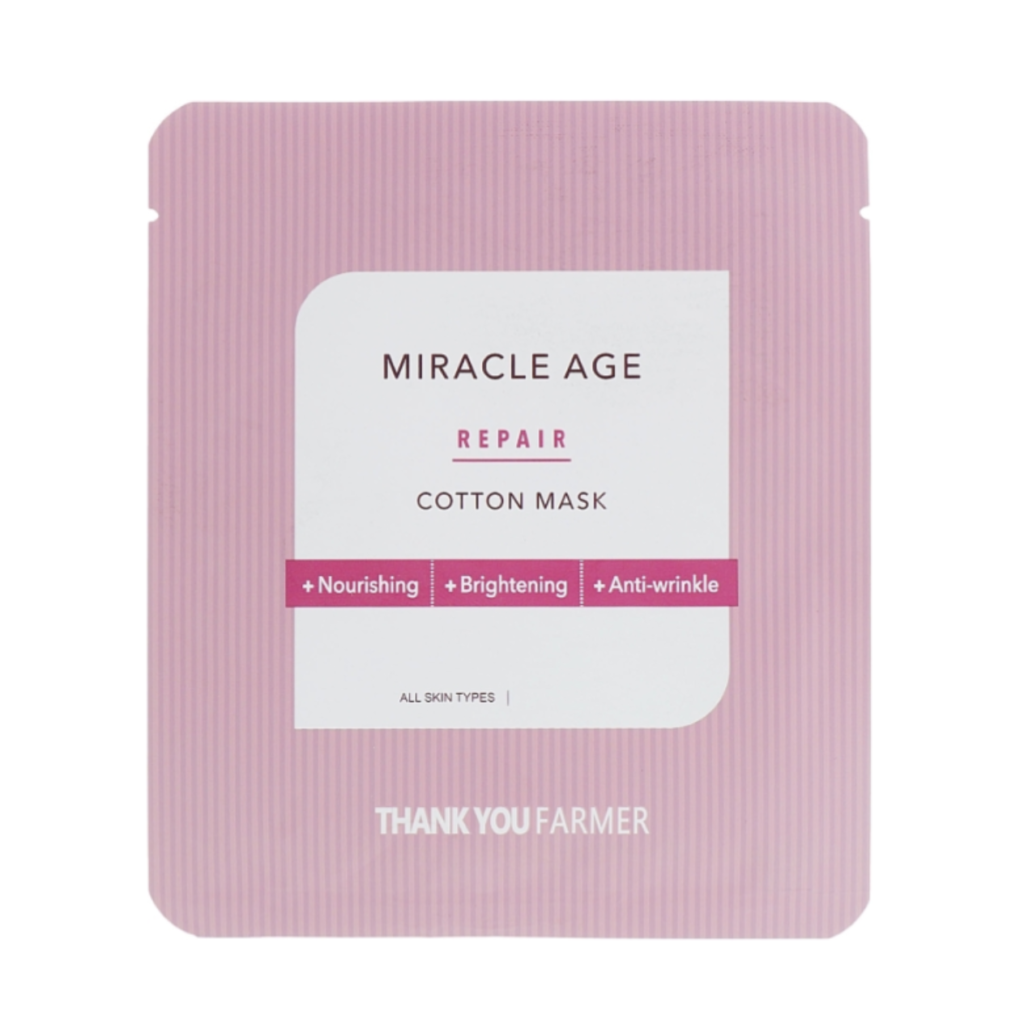 Thank You Farmer Miracle Age Repair Cotton Mask lakštinė veido kaukė