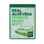 FARMSTAY REAL ALOE VERA ESSENCE MASK lakštinė veido kaukė, 23ml