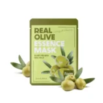 FARMSTAY REAL OLIVE ESSENCE MASK lakštinė veido kaukė su alyvuogių esencija, 23ml