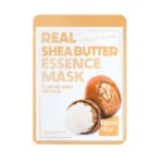 FARMSTAY REAL SHEA BUTTER ESSENCE MASK lakštinė veido kaukė, 23ml - Image 2