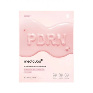 Medicube - PDRN Pink Vita Coating Mask - lakštinė veido kaukė, 22g