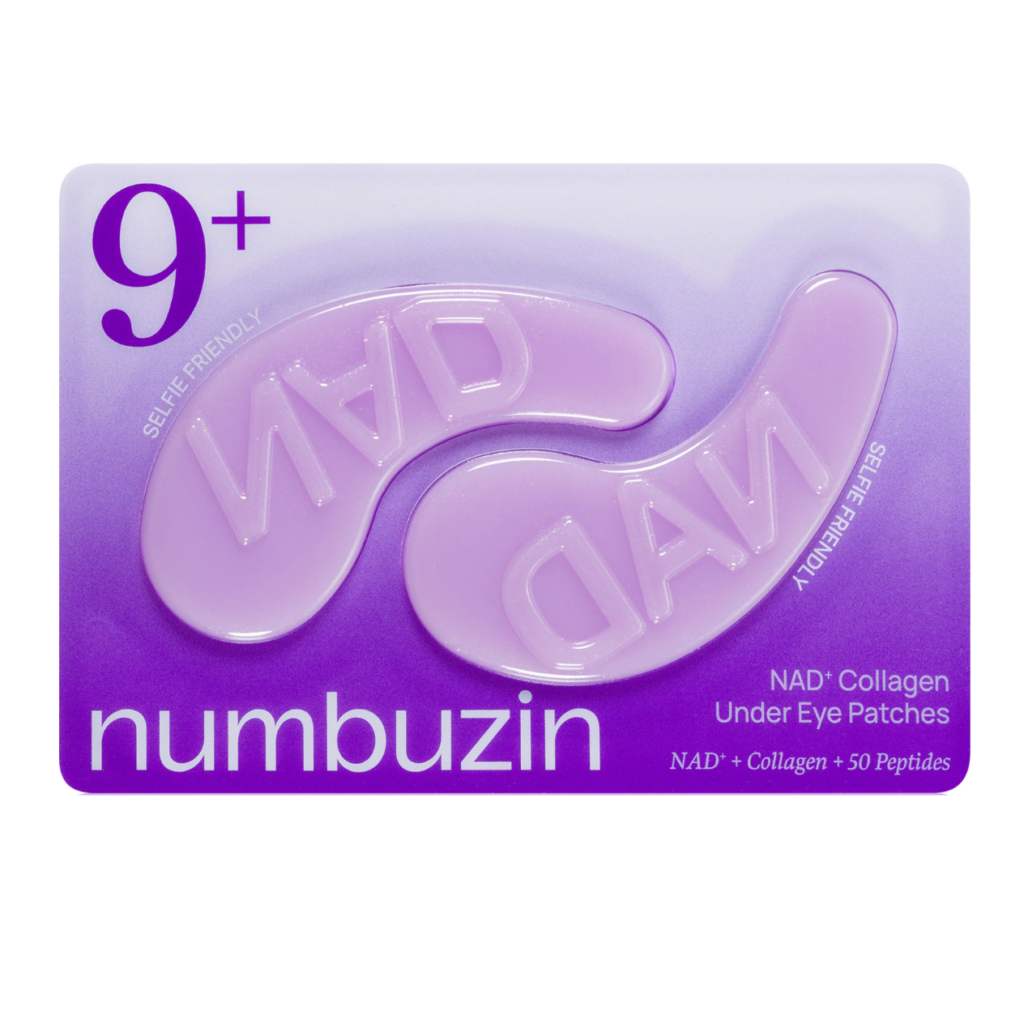 NUMBUZIN No.9 NAD+ Collagen Under Eye Patches paakių pagalvėlės, 1 pora