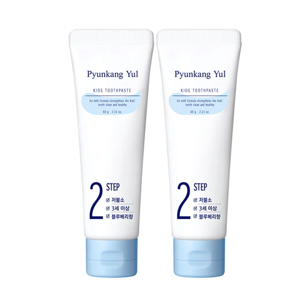 Pyunkang Yul - Kids Toothpaste, Blueberry, 2 x 60g vaikiška dantų pasta Pyunkang Yul - Kids Toothpaste, Blueberry, 2 x 60g vaikiška dantų pasta